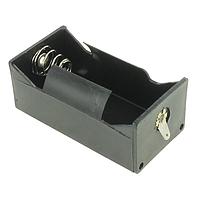 Eagle Plastic Devices 12BH111D-GR Battery Clip 1 "D" W/TABS BLK