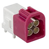 Amphenol RF FM4-NDRP-PCB-1 PCB Connectors FAKRA RA PCB-PLG T/H KEYCODE D