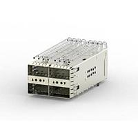 AMP Connectors - TE Connectivity 2308171-5 zQSFP+ 2X2, EMI SPRING, BTB Lft Indicator up 2LP