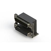 EDAC 663-025-264-050 Dual Port D-Sub Connectors Right-angle Dual Port D-Sub Connector