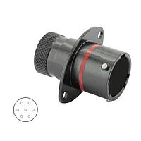 Eaton Souriau-Sunbank 8STA01099PN Connectors Square Flange Receptacle - size 10 - 7 contacts - Male