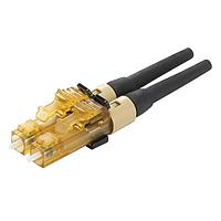 Panduit FLCDMC6BLY LC Connectors OptiCam  62.5 m OM1 LC Duplex Fiber Op
