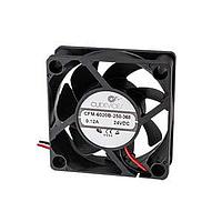 Same Sky (formerly CUI Devices) CFM-6020B-230-257 DC Axial Fan dc axial fan, 60 mm square, 20 mm, 24 Vdc, ball, 3000 RPM, 11.43 CFM