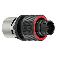 ODU C10WBM-P12XMM0-0000 Plugs HD S plug W SL, sz 0, IP6K8 / IP6K9K, 12 Contacts, B (red) Key