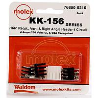Molex 76650-0210 Connector Kits KK-156 Connector Kit V & RA Hdr Rec 4Ckt