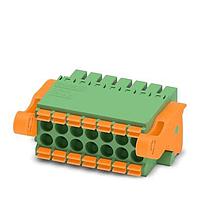 PHOENIX CONTACT 1790535 Plugs 7 Pos 3.5mm Dbl Row Plug 24-16AWG Spring