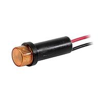 VCC 41W-NKA120-CAO LED Panel Mount Indicators Wire Leads Hi Hat Amber 120VAC