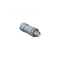 Amphenol LTW M12B-04BMMA-SL8001 Circular Metric Connectors M12 Circular Metric Connector, B Code, Metal, 4A, 04 pins, Male Connector, Male Contact, Straight, Screw Thread, Solder, Field Installable, F4.5 - F6.5mm, IP68 Mated
