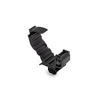 HellermannTyton 151-04076 Clamps Soft-Grip Ratchet O-Clamp, Oval Fir Tree Mount, 0.61 -  0.79" Bundle Dia, PA66HIRHSUV/TPE, Black, 1000/ctn