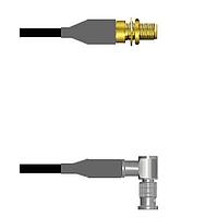 Amphenol Custom Cable Q-3000U000D009i RF Cable Assemblies SMA-SJB/HDBNC-RP LMR19 9I