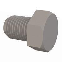 Essentra Components 0337524050 Cap Screw Unslotted Hex Bolt, 3/8-24 Thread, 1/2 Lg