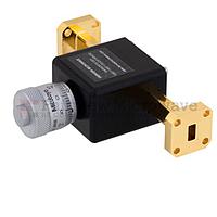 Fairview SMW28PS1001 WR-28 Waveguide Phase Shifter 0 to 180 Degree With a UG-599/U Flange From 26.5 GHz to 40 GHz