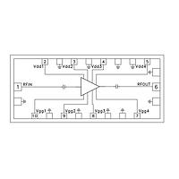 Analog Devices HMC-AUH256-SX Driver Amplifiers GaAs HEMT WBand pow amp, 17.5 - 41 GHz