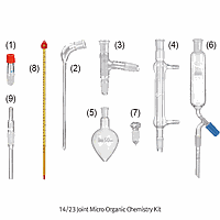 DaiHan GL.203.202.01 Micro Organic Chemistry Kit of 9 items & Case