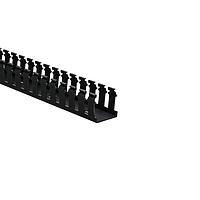 HellermannTyton 181-00681 Slotted Wall Wiring Duct SL2X2 W/ADH BLK PVC DUCT
