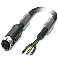 PHOENIX CONTACT 1176846 Sensor Cables / Actuator Cables SAC-3P- 5 0-PUR/M12FSS PE