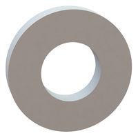 Essentra Components 17W09902 Flat Washer Flat Washer, .485 ID, 1.003 OD, .173 Thick, Natural, Nylon