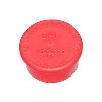 Essentra Components D1A Accessories FLANGED CAP - CONNECTOR:LDPE RED