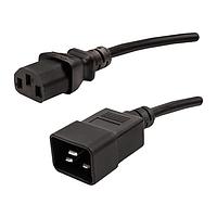 Bel PC-BCK010F AC Power Cord Power Supply Cord  IEC-60320-C20 to IEC-60320-C13  10ft  14 AWG  Black