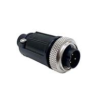 CONXALL SF3282-3PG-540 Connector Assemblies Cble End 3 Male Pins Sldr .400IN GrmtID