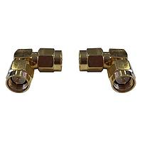 RF Solutions ADP-SMAM-SMAM90 RF Adapters - In Series RF Adaptor SMA (Male) to SMA(Male) Right Angle
