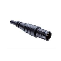Amphenol LTW BD-02AMMM-LL6A03 Sensor Cables / Actuator Cables Ceres, Standard Size, Plastic, 5A, 02 pins, Male Connector, Male Contact, Straight, 2 Points Lock, Overmolded, Length 3000mm, IP66