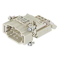 HARTING 09330064636 Heavy Duty Power Connectors MALE INSERT 6 POLES+PE