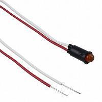 VCC 5100H3 LED Panel Mount Indicators AMBER DIFFUSED 1/4" MOUNTING HOLE