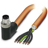 PHOENIX CONTACT 1414944 Sensor Cables / Actuator Cables 6POS Power Cable Orange 5m