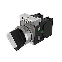 EAO 45-1828.2C90.001.101 Rotary Switches L-R Short 90V WH 1NO On-Off Scrw Trm Mtl