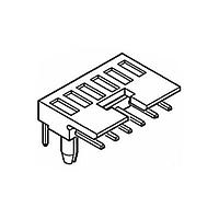 Amphenol FCI 91269-106LF Shrouded Header,R/A,SMT,Pol Latch,.76um GXT,6P