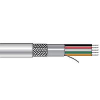Alpha Wire 3465C SL005 Multi-Conductor Cables 28 AWG, 5 Conductor Communication Cable, Shielded, 100 ft  - Slate