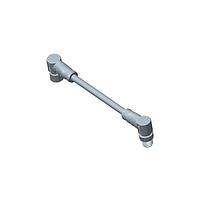 Amphenol LTW M8S03MR-SFR-SD004 Sensor Cables / Actuator Cables M8 Circular Metric Connector, A Code, Metal, 3A, 03 pins, Male Connector, Male Contact, Right Angle-to-Right Angle, Screw Thread, Overmolded Double Ended, Length 4000mm, IP67 Mated