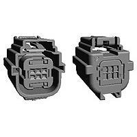 AMP Connectors - TE Connectivity 1924211-1 Housings ASSY PLUG 2X3 SEALED 0.64 OPEN