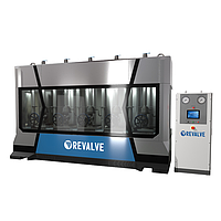 Revalve S-3-100/10-5 Multi-station test bench for shut off & control valves