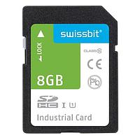 Swissbit SFSD8192L3BM1TO-E-GE-2D1-STD SD Cards Industrial SD Card, S-45, 8 GB, MLC Flash, -25C to +85C