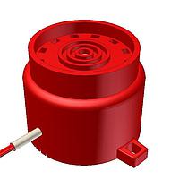 PUI Audio AW-10FR Siren SIREN, 24VDC, RED, FLANGE MNT, IP65