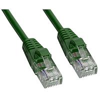Amphenol Cables on Demand MP-5XRJ45UNNG-007 Cat 5e CAT 5E UTP XOVER RJ45 GREEN 7'