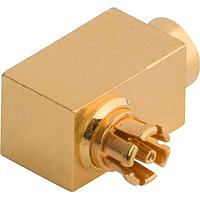 Amphenol SV Microwave 3822-40001 Cable Connectors SMPS F Conn, Swept R/A for .047 Cbl