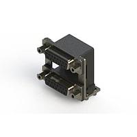 EDAC 662-015-264-049 Dual Port D-Sub Connectors Right-angle Dual Port D-Sub Connector