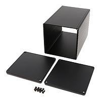 Hammond Manufacturing 1455NS1602BK Enclosures 160 X 103 X 103MM SQ EXT ENCL