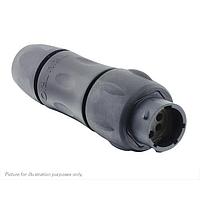 Eaton Souriau-Sunbank UTSX1JC106P Receptacles In line receptacle, with cable gland backshell, for 6 male contacts, IP68/69K