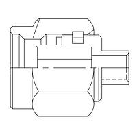 Amphenol RF 132101 Connectors SMA STRAIGHT PLUG .085 S/R GOLD