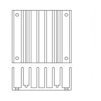 TDK-Lambda ACC-PYQB-HC01 PY Family Heatsink Heatsink PYQ 21mm transverse fin