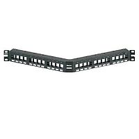 Panduit NKPPA24FMY Wire Ducting & Raceways NK Mod Patch Panel Angled 24 Port