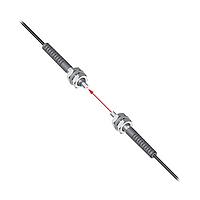 Banner Engineering PIT26UM4-VL Fiber Optic Cables Plastic Fiber, Opposed Mode; Core Dia.: 0.5 mm; Fiber Length 2 m; Thread M4; Flex Relief; Free Cut; Vantage Line