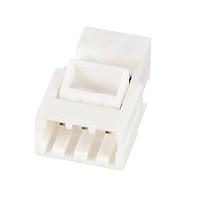 AMP Connectors - TE Connectivity 3-641438-3 Plug Housing 03P MTA156 PSTD CONN ASSY WHT