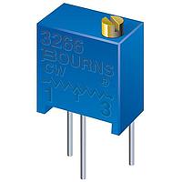 Bourns 3266Y-1-502RLF 0.25 in Square Trimmer Resistor 1/4" 5Kohms 10% SQ W/Standoff Sealed