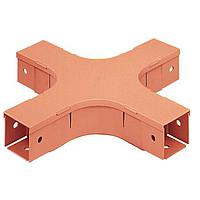 Panduit FFWC4X4OR Fitting, Four Way Cross Fitting and Cover, 4-Way Cross, 4" x 4"