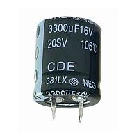 Cornell Dubilier (CDE) 381LX271M250H022 Electrolytic Capacitors 270uF 250V 20% tol.